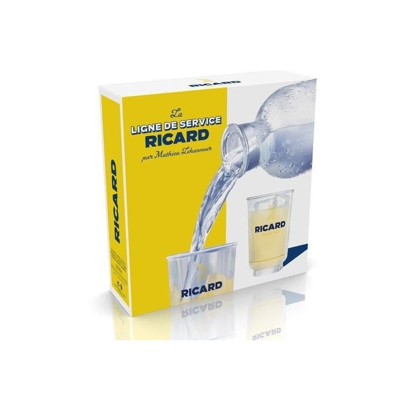 Coffret Lehanneur - Ricard - Pastis de Marseille - 2 verres et 1 carafe ...