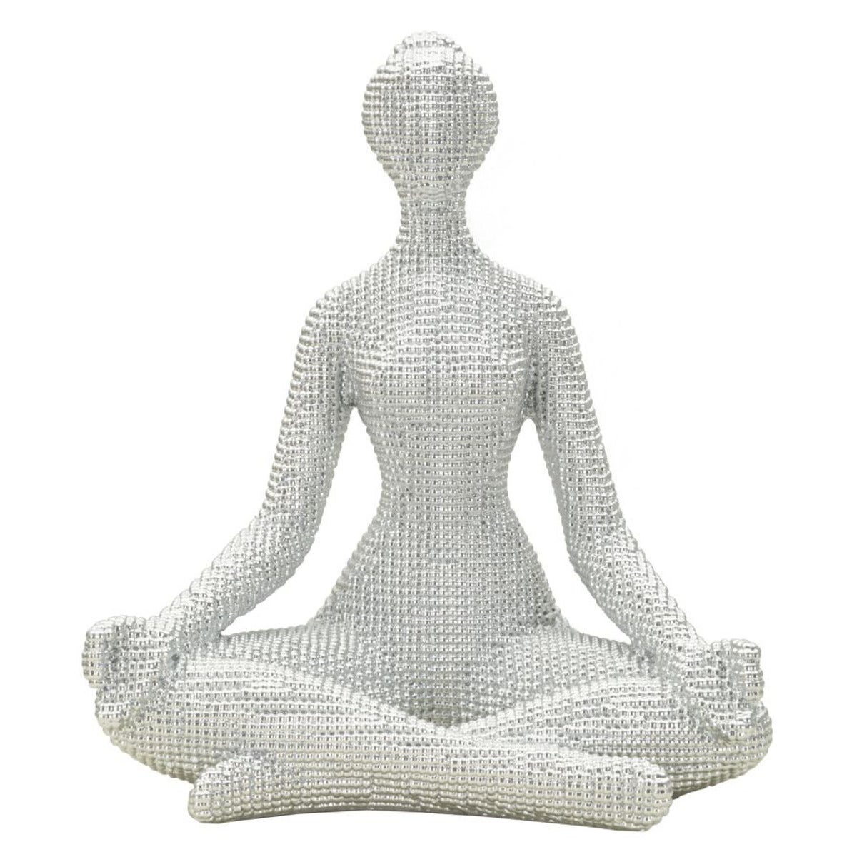 Rzeźba Joga, Poliżywica, Biały, Seven Design