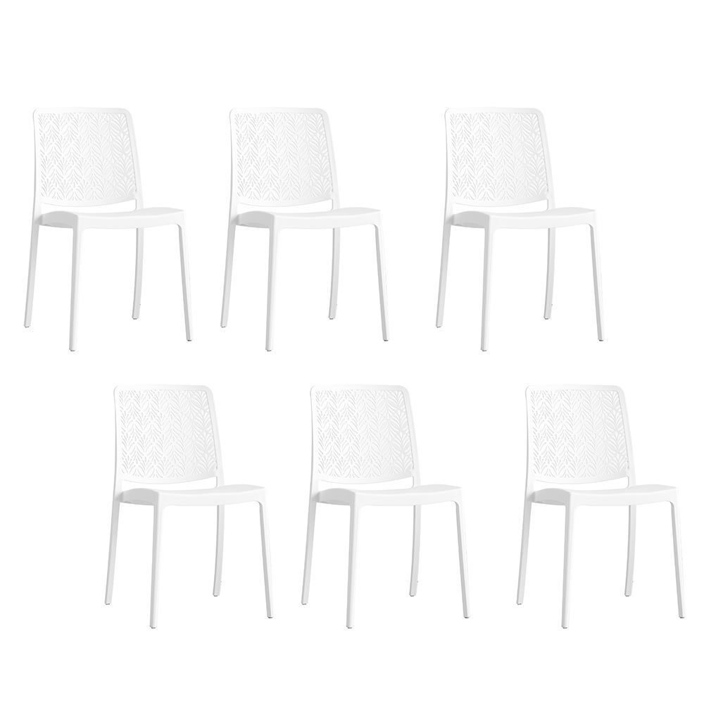 Lot De 4 Chaises Vert En Polypropylène Renforcé De Fibre De Verre Malika | Maisons Du Monde