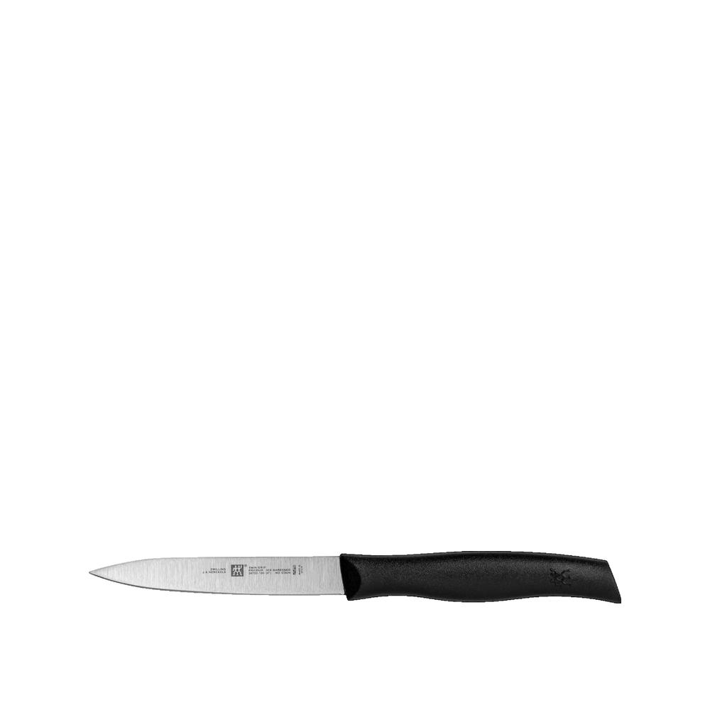Nóż do garnirowania Zwilling stal nierdzewna 10 cm ergonomiczny czarno-srebrny