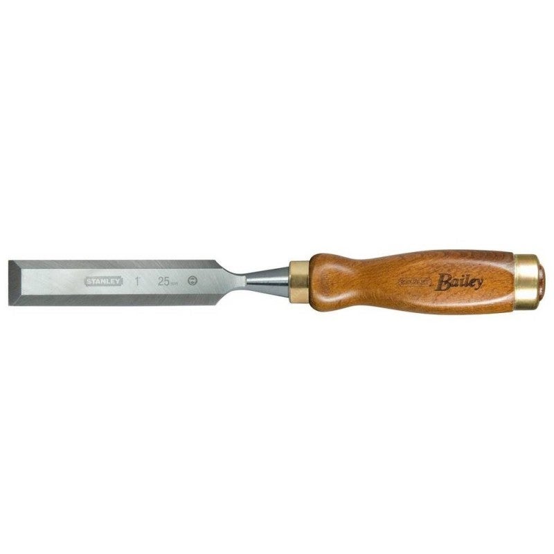 Stanley - Ciseau à bois 160 x 25 mm - manche bois Bailey - lame acier chromé - 2-16-392 - 5