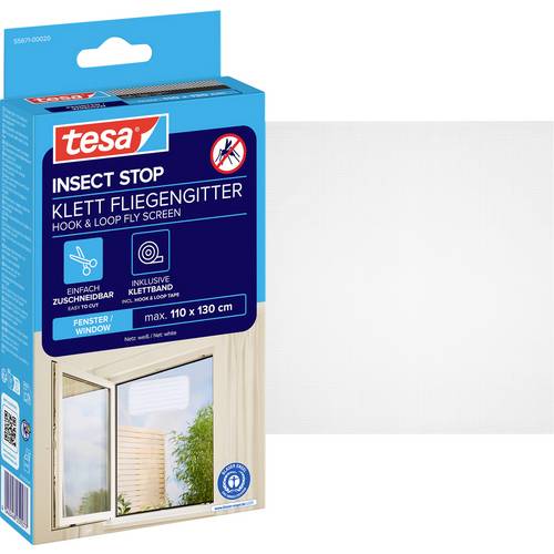 Moustiquaire pour fenêtre tesa 55671-00020-03 (l x H) 1300 mm x 1100 mm blanc 1 pc(s)