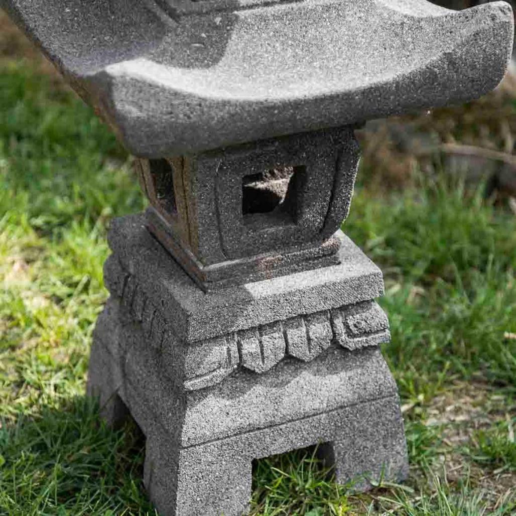 Lámpara Japonesa Pagoda – Para Exteriores, Plástico, Multicolor, 45 Cm Alto