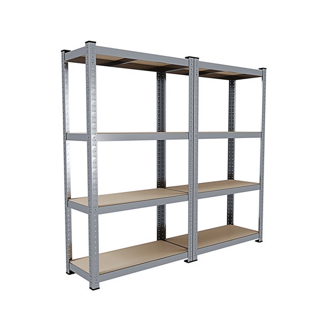 Scaffale Metallo Relaxdays 180x60x45 Cm - 5 Ripiani Da 500 Kg, Per Garage E Cantina! - Foto 4