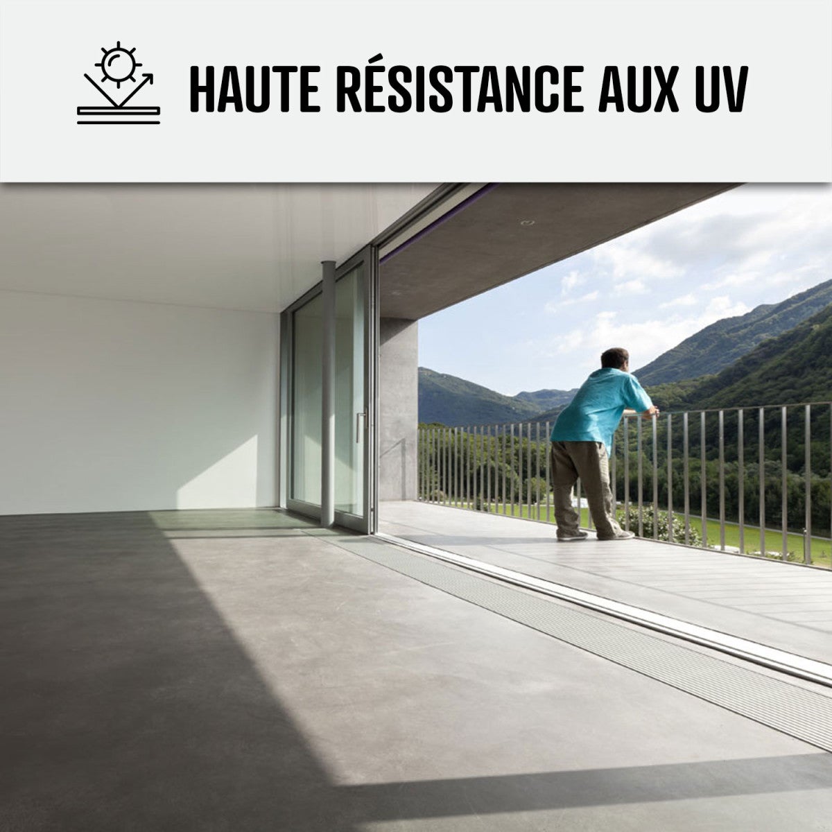 KIT BETON CIRE EXTERIEUR : Pour sol, mur, terrasse, balcon, escalier - 10 m² (en 2 couches) Arabica Marron - ARCANE INDUSTRIES - 4