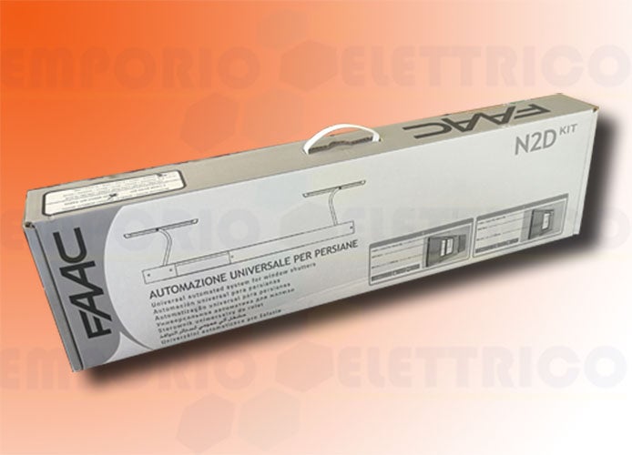 faac kit automatisation volets n2d senso kit radio blanc 105770 (ex 105750) - 2