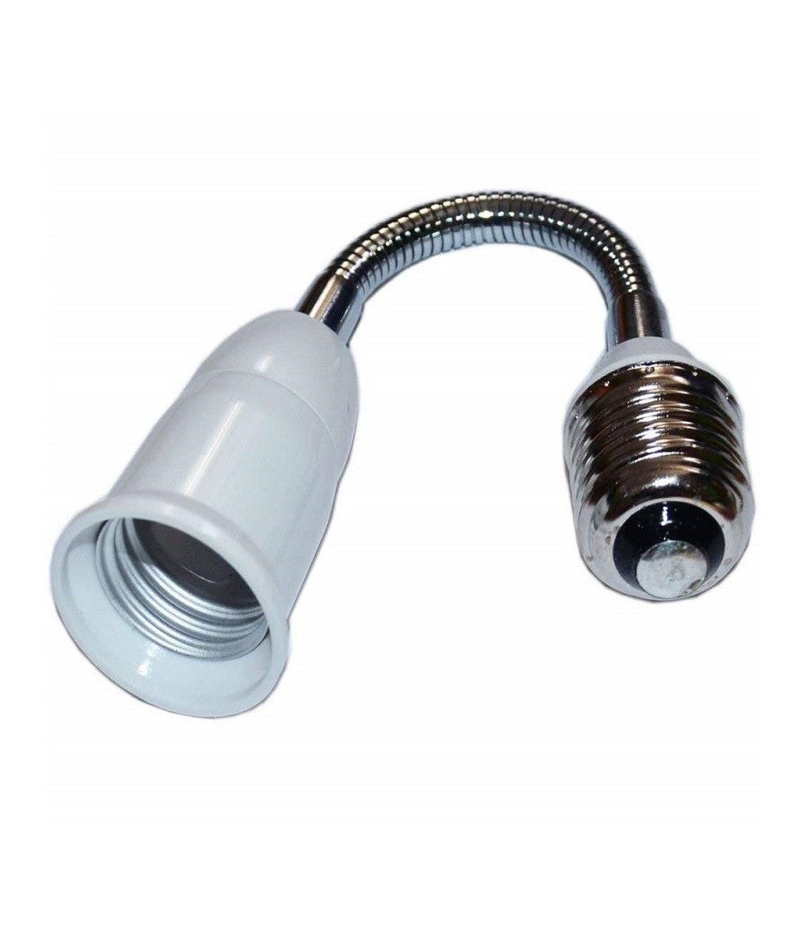 Gaetooely Adattatore Convertitori per portalampada a luce LED Adattatore flessibile da E27 a E27 20 cm Lunghezza flessibile Estendere Prolunga Tipo base Prolunga