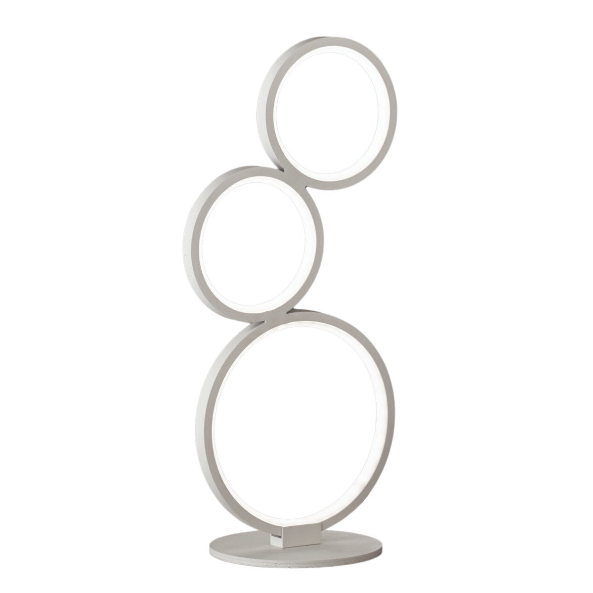 Lampa stołowa Rondo biała LED 17W 3000K 1900lm wym: 45 x 20,7 x 15 cm metal Trio
