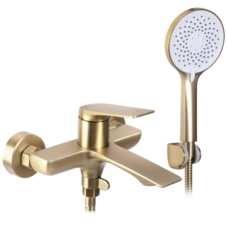 Bateria wannowa REA AVALON Złota Szczotkowana