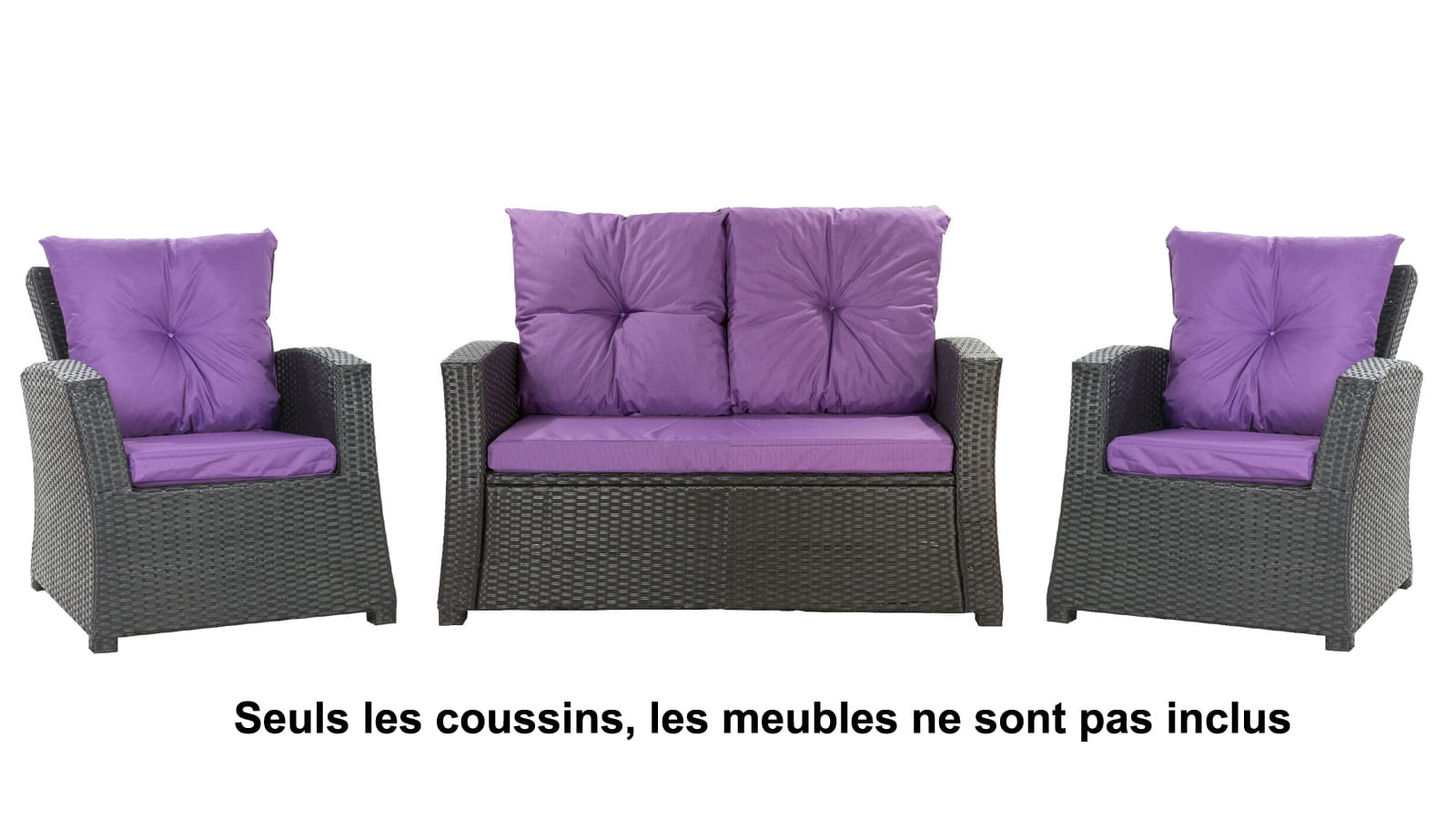 Coussin Pour Banc De Jardin 100x50x5 Cm - Tissu Étanche, Antidérapant, Avec Fermeture Éclair - Confort Extérieur - 10