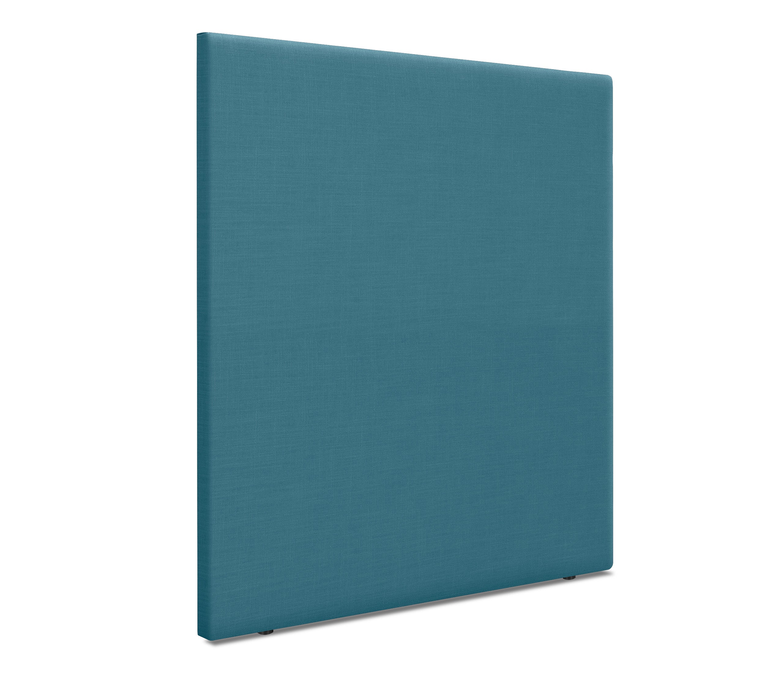Dhome cabecero de lino natural liso hasta el suelo 110x120cm camas 105 - turquesa