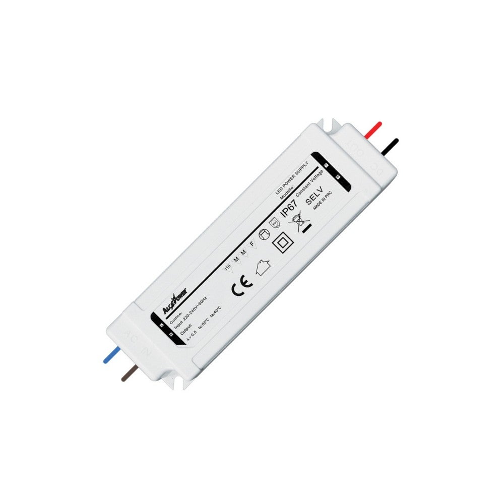 Zasilacz wodoodporny 24 W 12 V IP67