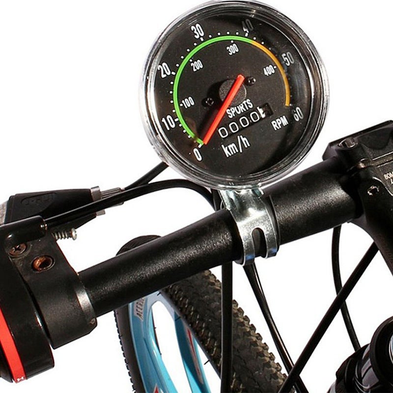 Universel vélo Ordinateur vélo Compteur de Vitesse odomètre mécanique Cyclisme Rond Compteur jauges chronomètre équitation équipement - 3