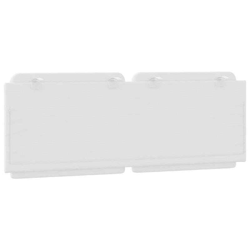 Cuscino Testiera Zadar Bianco 140 cm in Similpelle vidaXL - 6