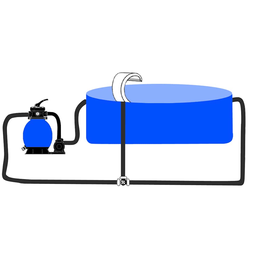 vidaXL Fontaine cascade de piscine Acier inoxydable 45 x 30 x 60 cm - 7