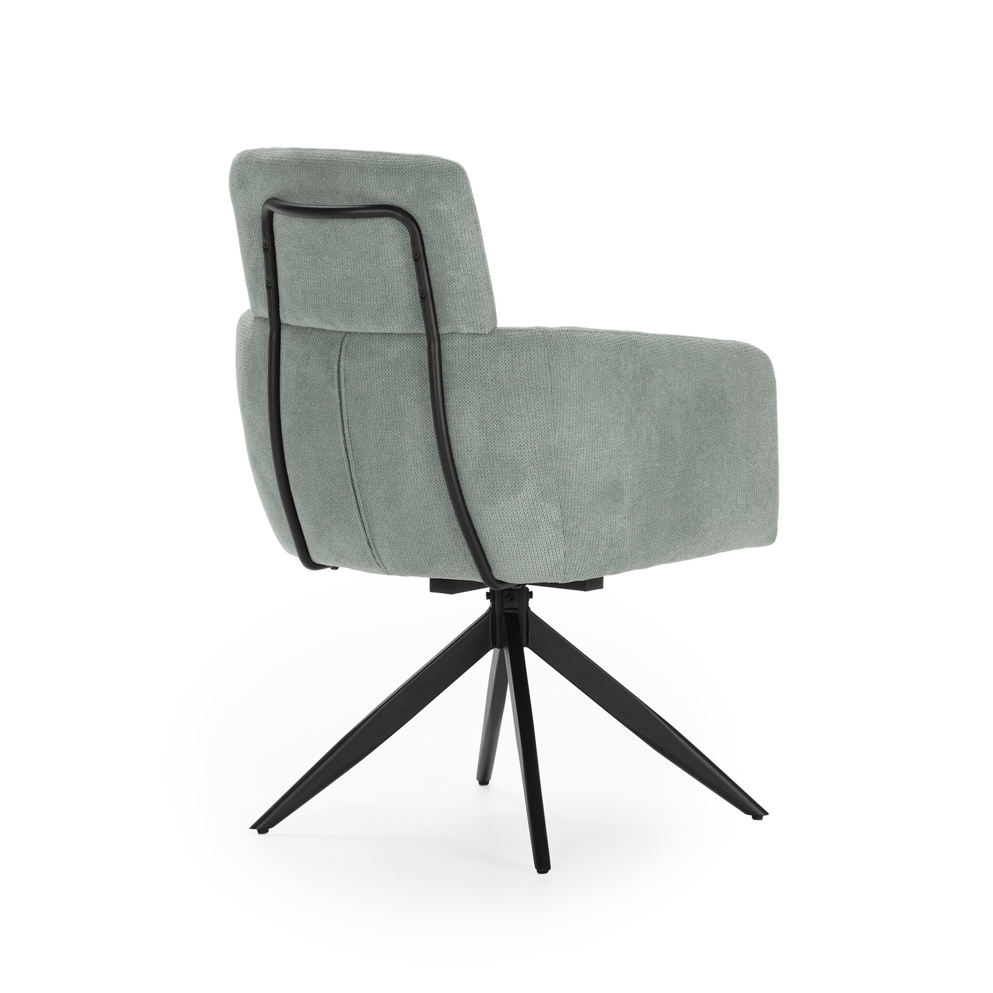 Set di 2 poltrone in velluto a coste con gambe in metallo 57x65 h92 cm - 4