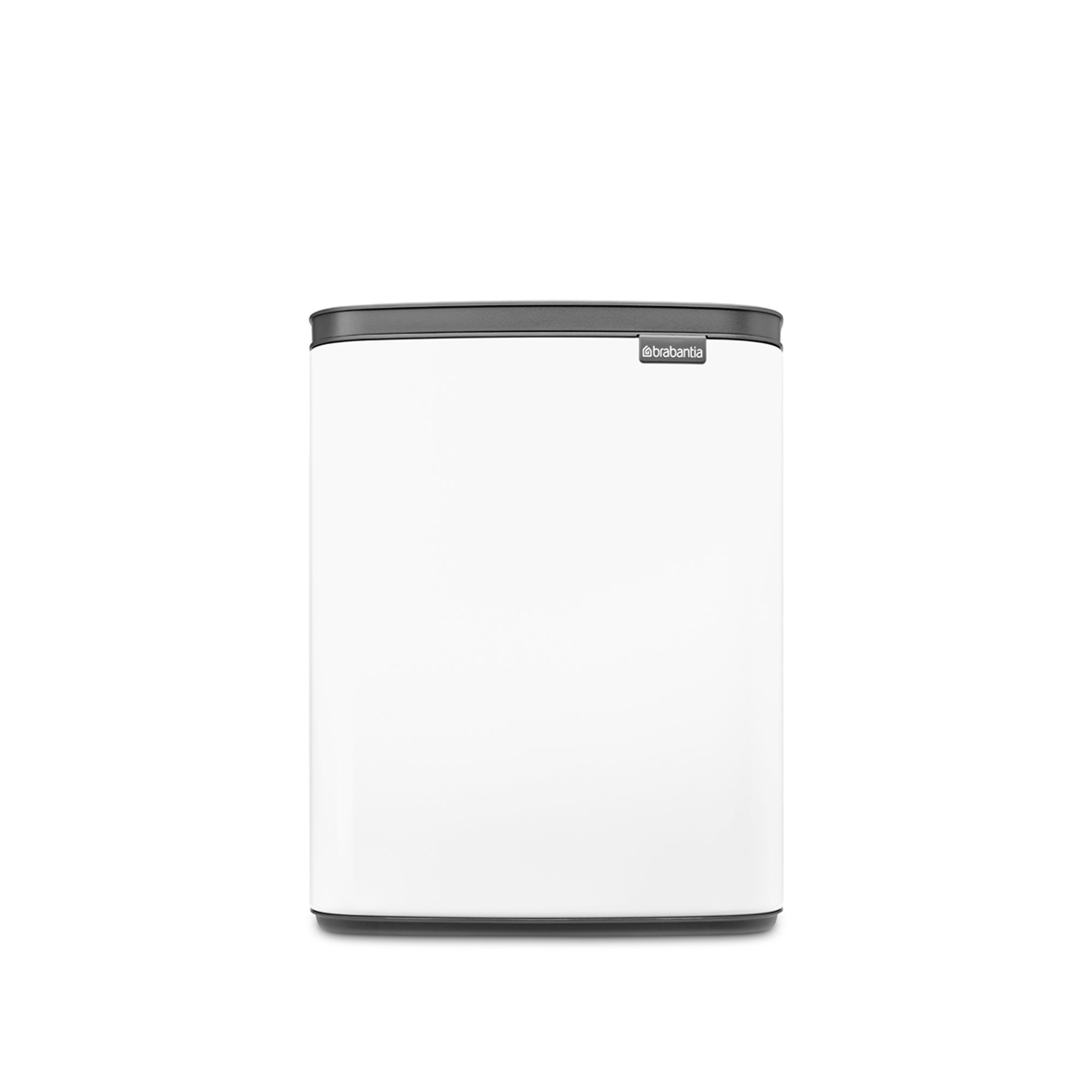 Patumiera A Pedale KITCHEN MOVE AURA, 12 Litri, Rettangolare, Colore Bianco. Design Industriale, Apertura A Mani Libere, Dimensioni Compatte 25,9x25,2x36,3 Cm. Ideale Per Cucina, Bagno, Ufficio.