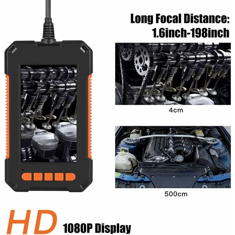 Endoscopio 1080P HD Con Schermo IPS 4.3 - Foto 2