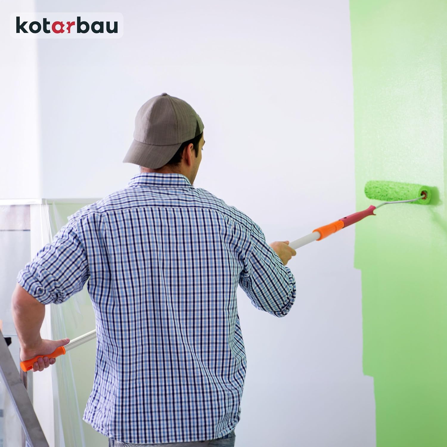 Barra De Cortina Telcópica Multifunción No Perforada, Barra De