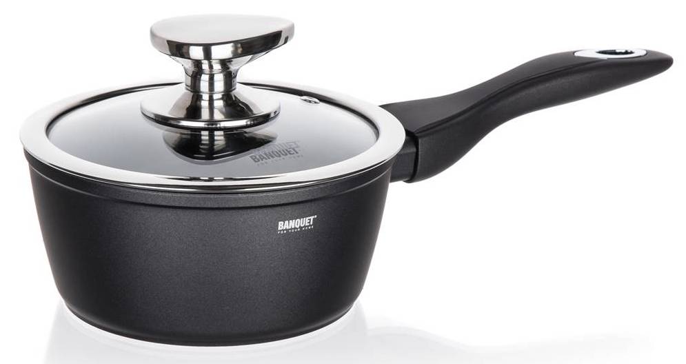 GARNEK RONDEL 16 cm 1,3 L ALUMINIUM rondelek do gotowania JEDZENIA obiadu