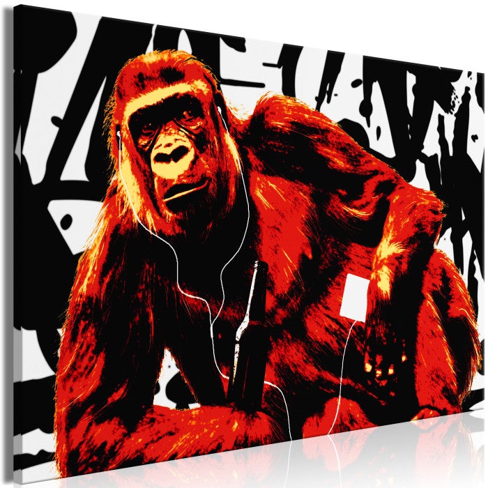 Tableau Pop Art Falco 100x100 Cm - Impression Acrylique - Motif Chanteur - P.A.K - Neuf
