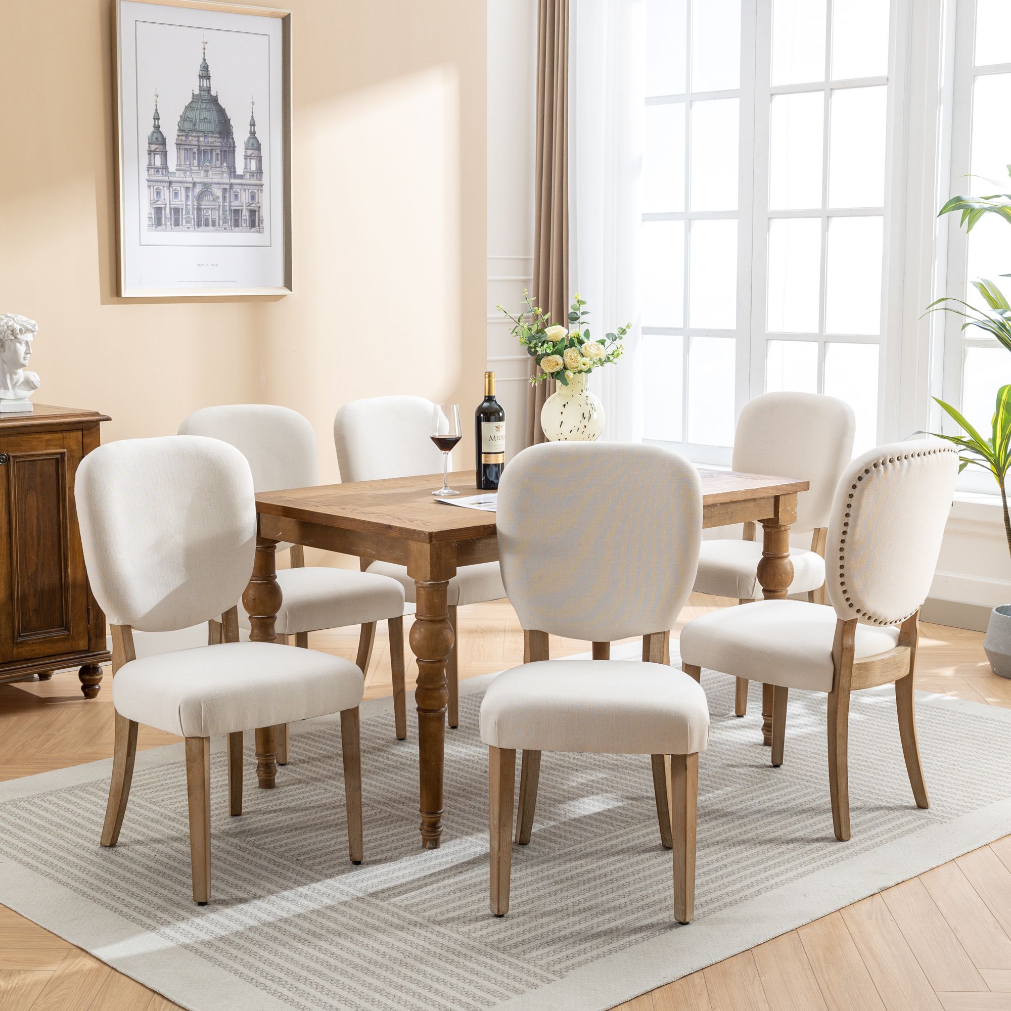 Set di 4 sedie da pranzo moderne, Sedie da cucina accumulabili con schienale inclinato e gambe metalliche 2 Colori Set di 4 sedie da pranzo moderne, Sedie da cucina accumulabili con schienale inclinato e gambe metalliche 2 Colori