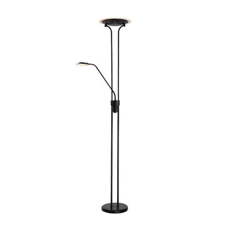 Lampa podłogowa stojąca Champion czarna LED 24W 3000K 1600lm wym: 180 x 25,4 x 25,4 cm metal Lucide