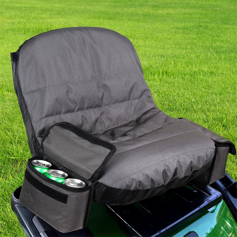 Housse De Siège Bateau Oxford 210D – Imperméable, UV, élastique, 56x61x64 Cm (argent/blanc/noir)