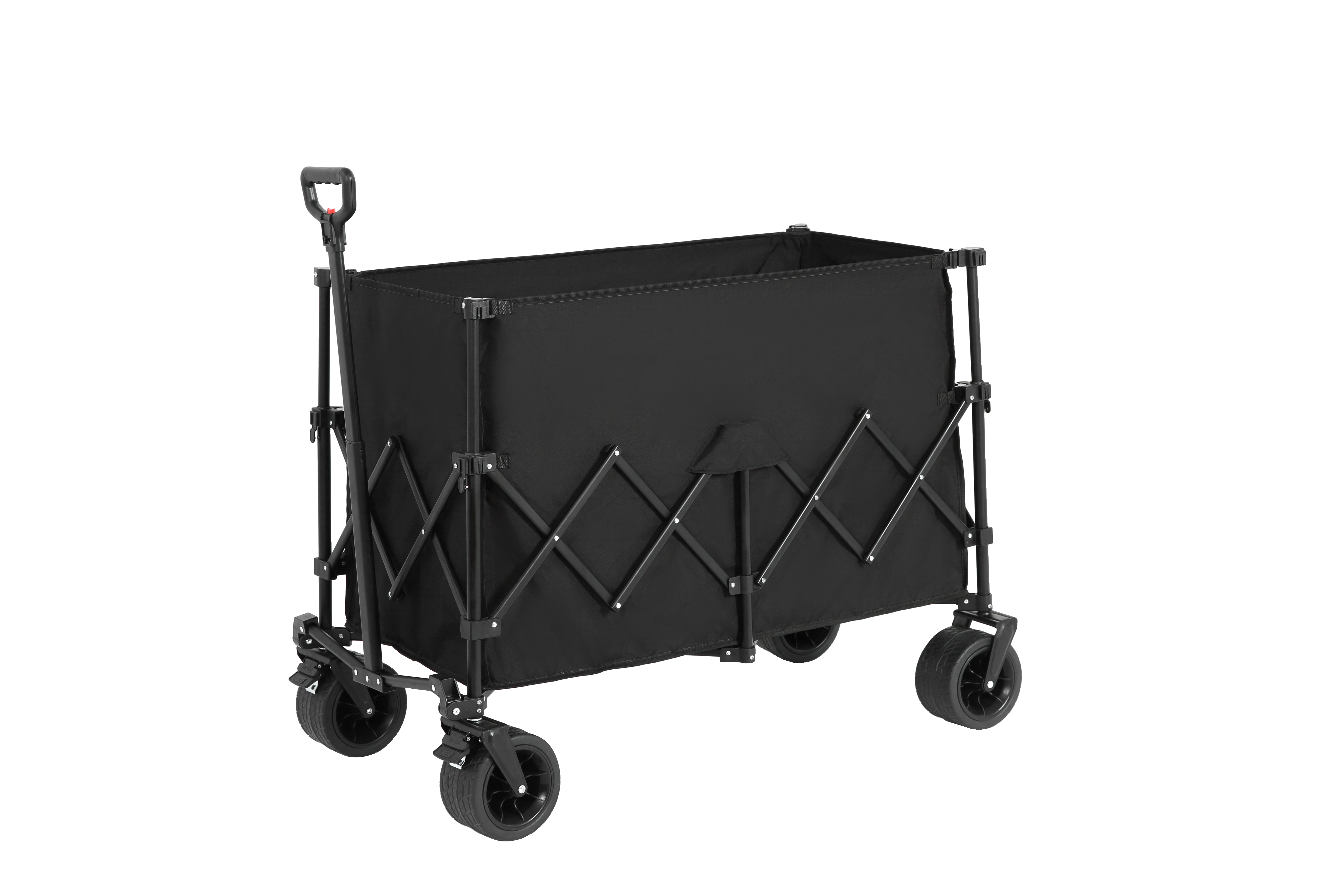 Carrello Da Spiaggia Pieghevole Nadonli Con Ruote Fuoristrada, Portata 158kg, Telo Oxford 600D Impermeabile, Per Campeggio E Spesa, Blu