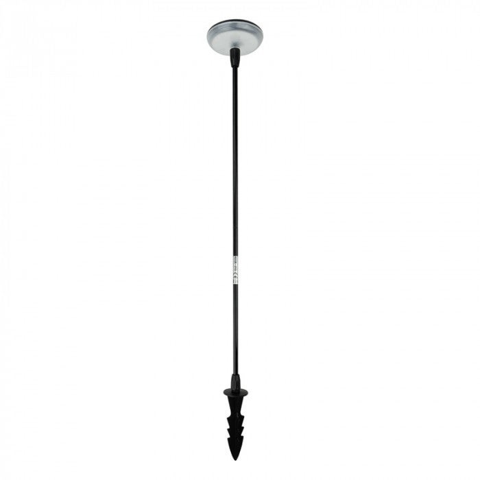 Lampa gruntowa wbijana solarna Wbijane Solarne czarno-biała LED 4000K 25lm wym: 78 x 9,7 x 9,7 cm tworzywo sztuczne Ecolight