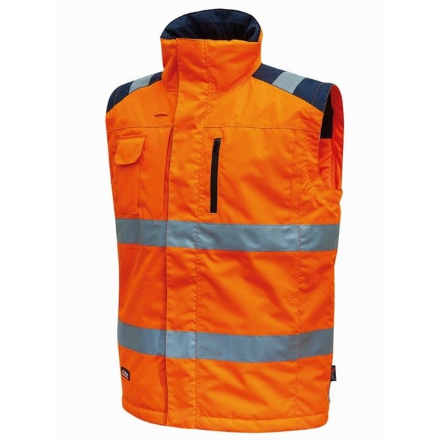 U-Power - Gilet sans manches orange haute visibilité rembourré PRIME - Orange - M