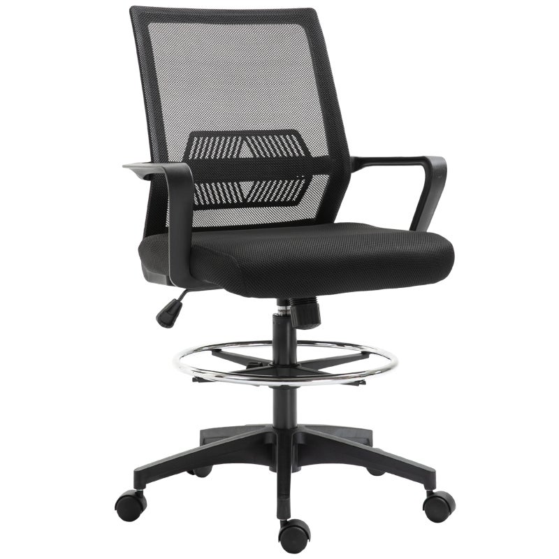 Chaise De Bureau Pivotante Jogo - Dossier Mesh Respirant, Hauteur Réglable, Accoudoirs - Vert, Charge 100 Kg - 5