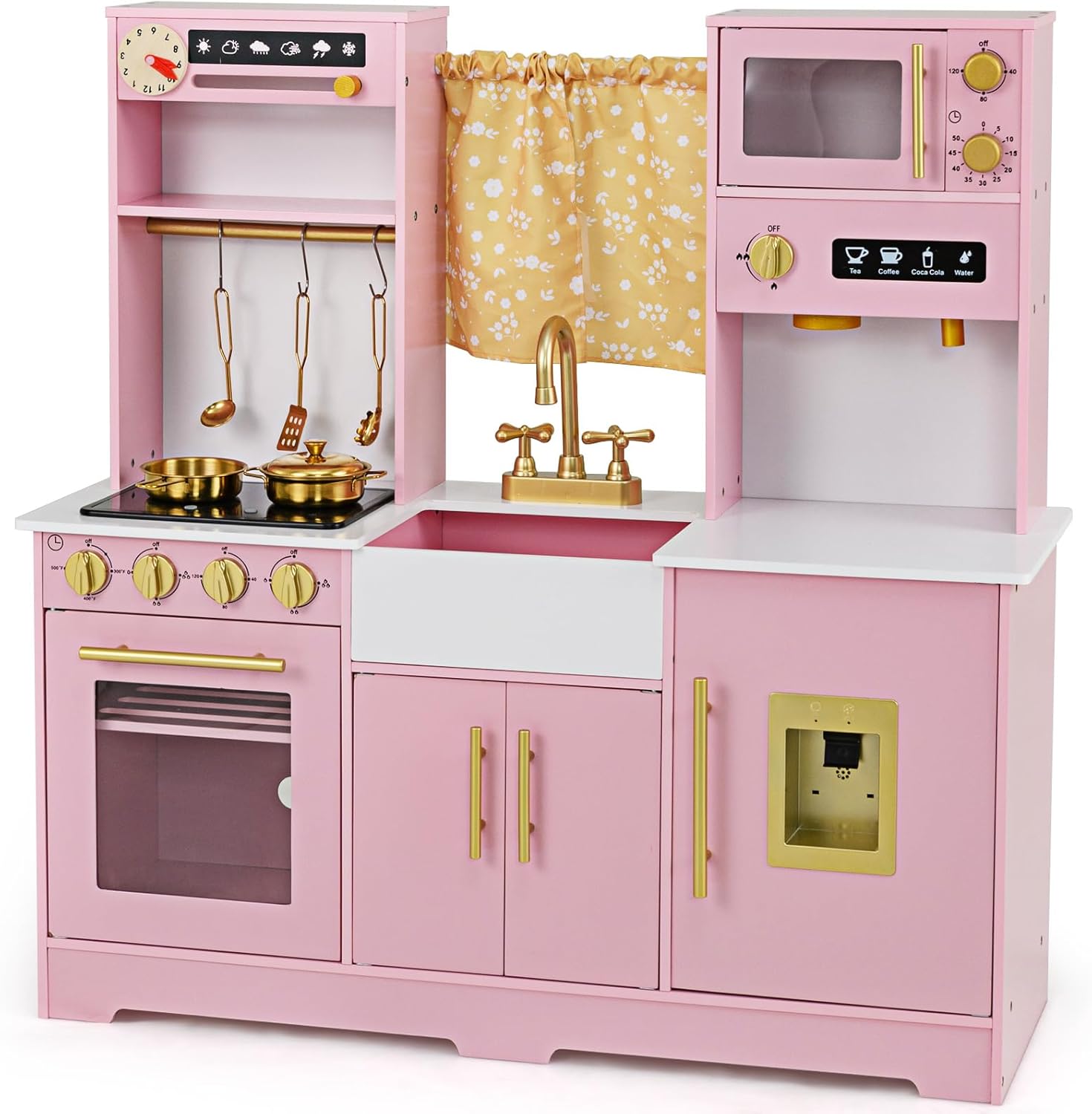 Set di Cucina Giocattolo per Bambini, Cucina Giocattolo in Legno