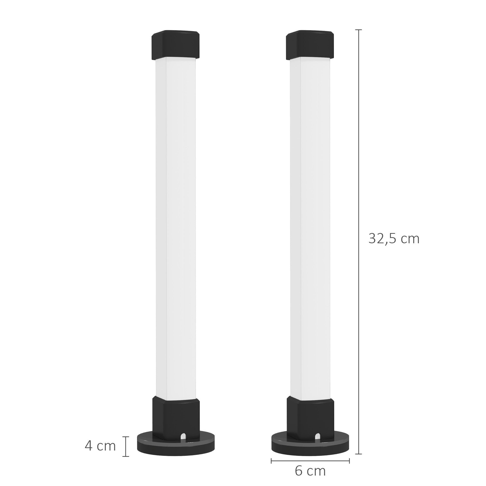 Set de 2 lampes de table LED avec télécommande et application Bluetooth ...