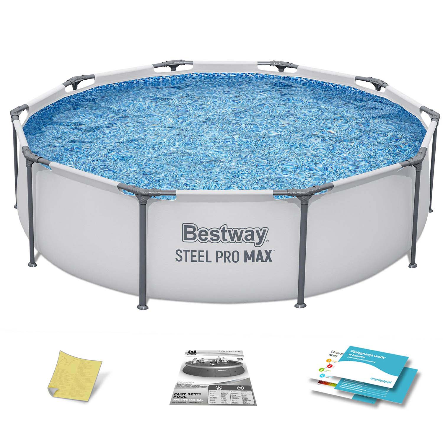 Basen ogrodowy, okrągły Bestway 56406 Steel Pro Max 305x76cm