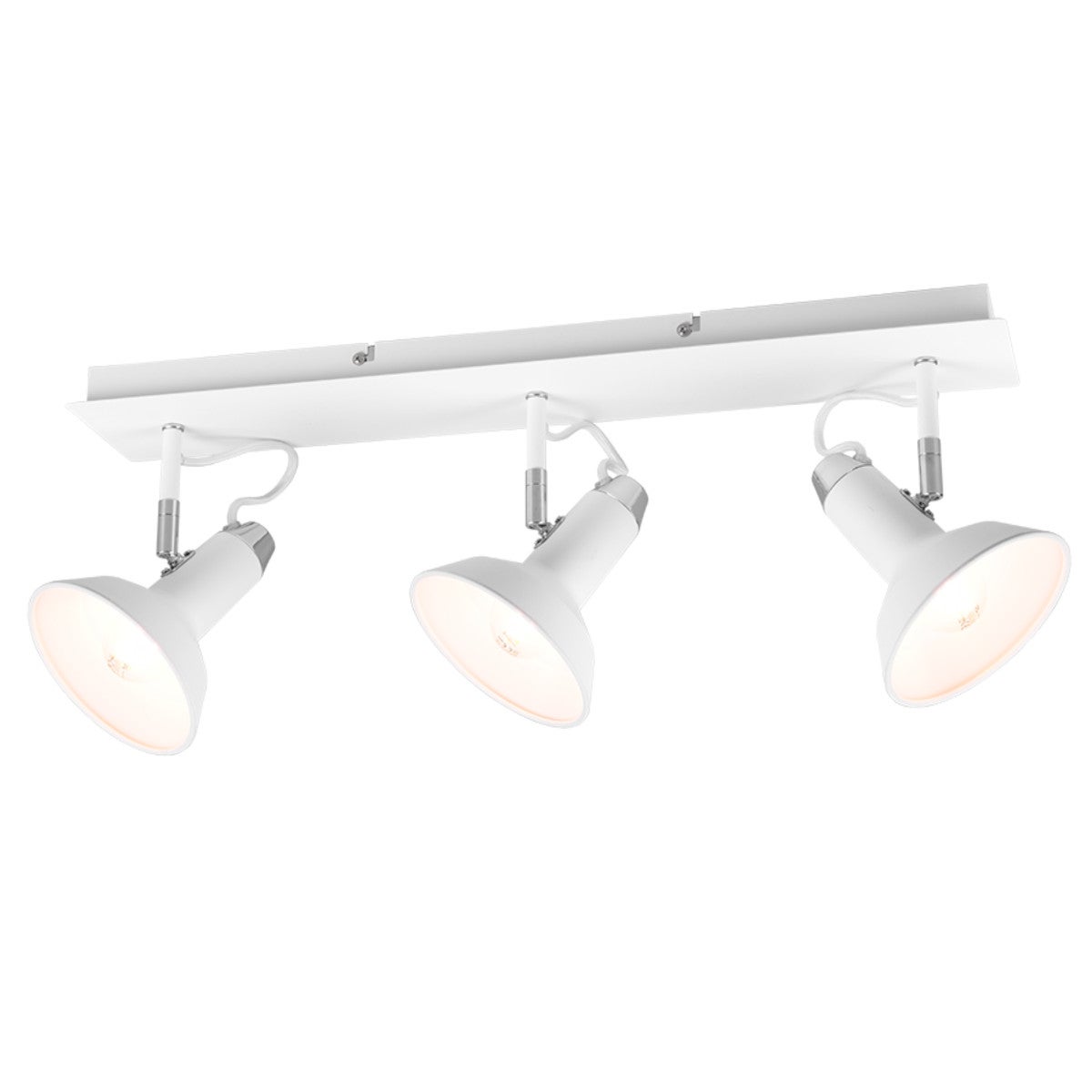 Reflektor sufitowy spot natynkowy Roxie listwa biały chromowany 3xE14x10W wym: 57 x 13,8 cm metal Trio