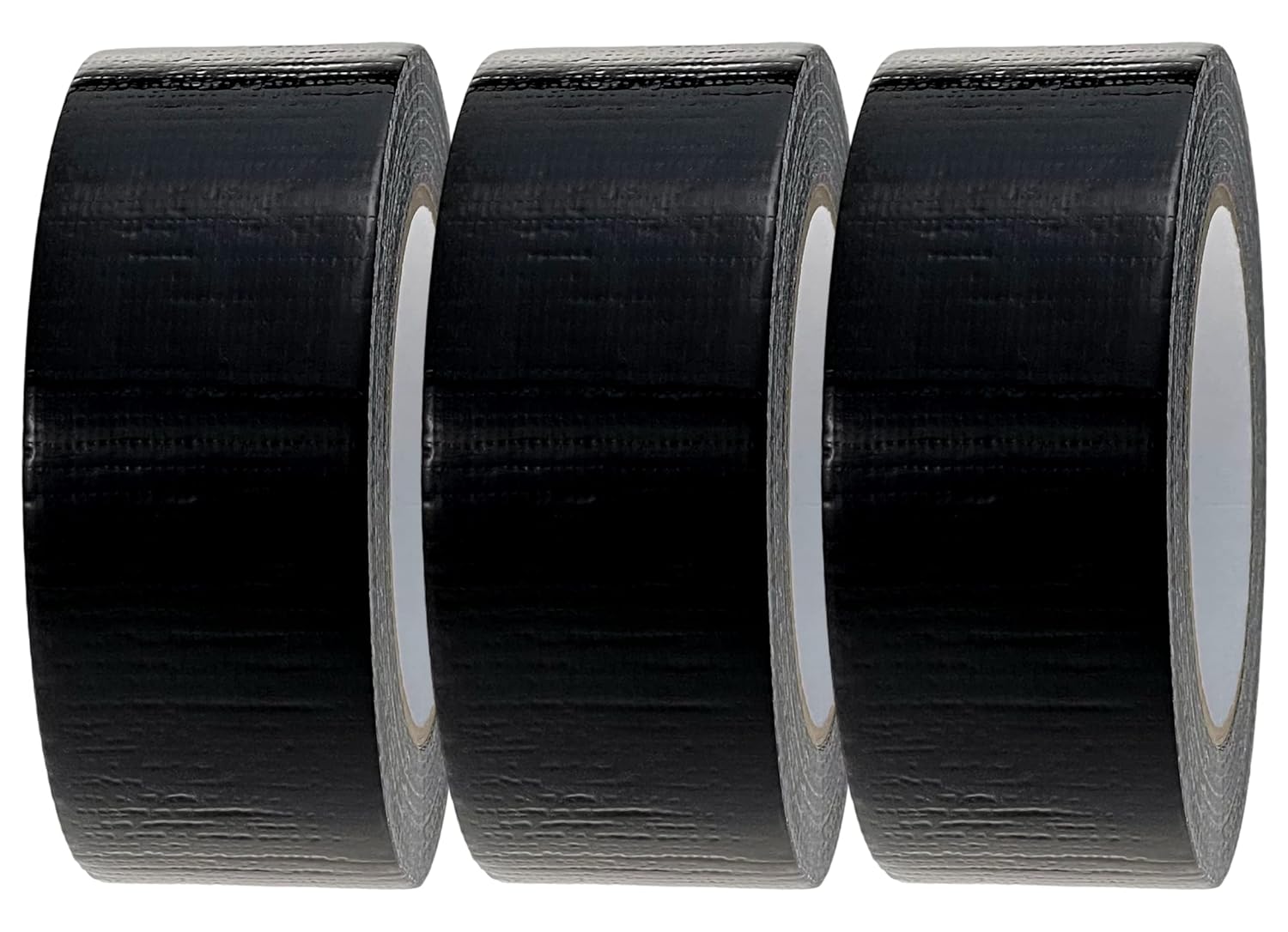Czarna taśma klejąca, 3 rolki po 48 mm x 45 m | Wodoodporna taśma klejąca | Uniwersalna taśma klejąca do użytku wewnątrz i na zewnątrz