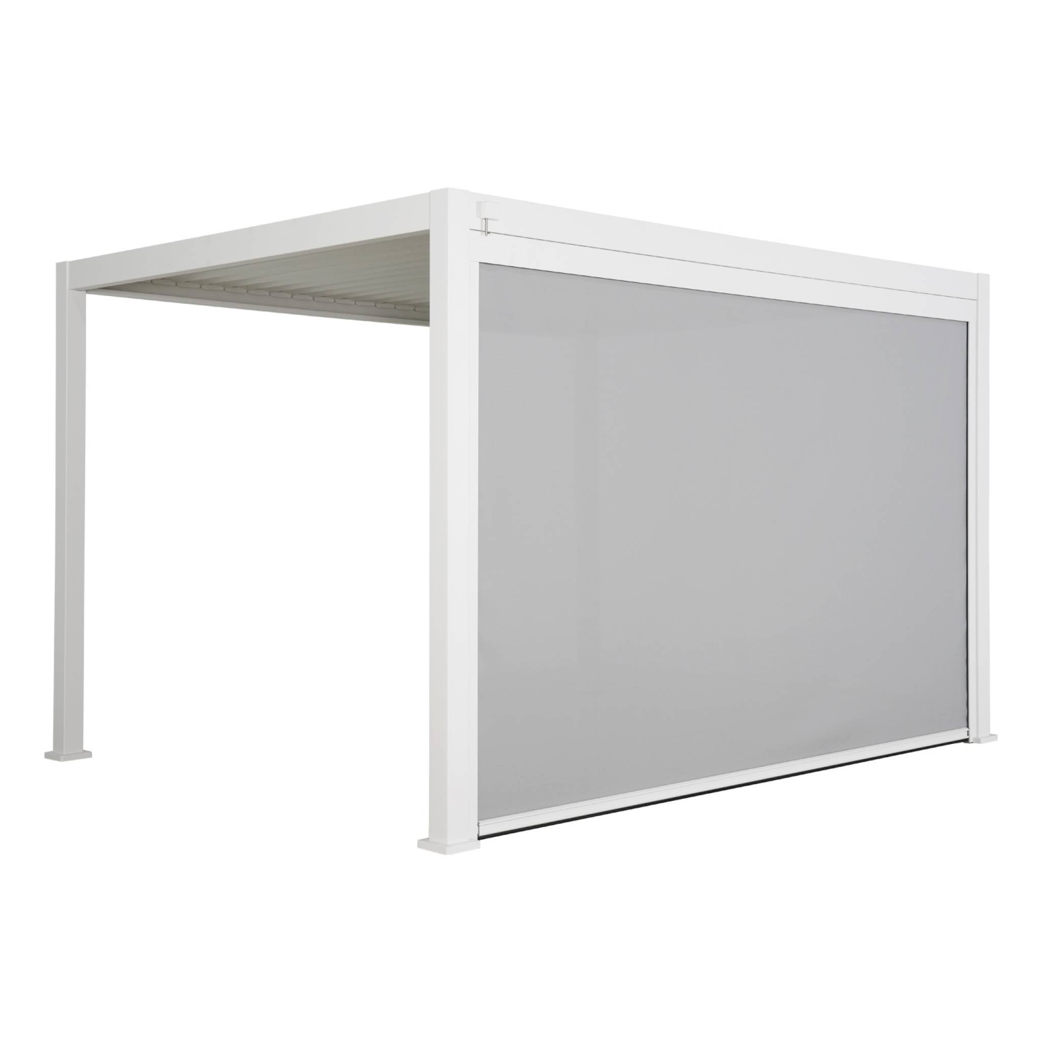 Pergola Bioclimatique blanche Triomphe 300x400cm. aluminium. à