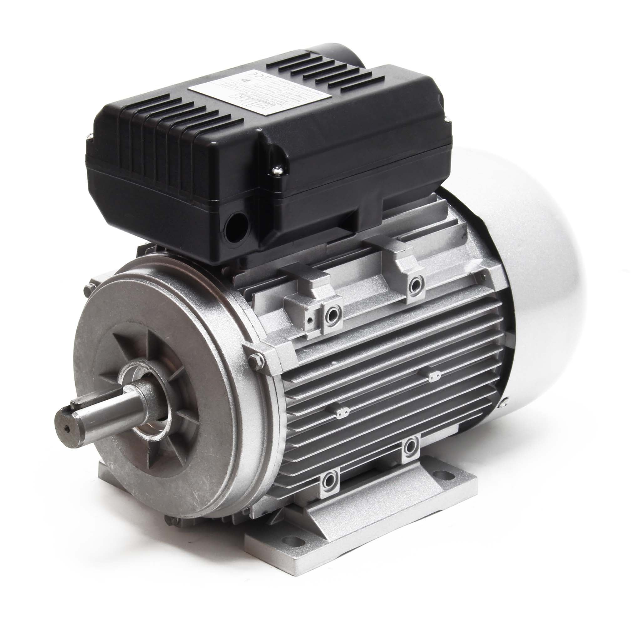 Motore elettrico monofase a 2 poli 230V 2,2kW (3CV) con condensatore di avviamento 2850 giri/min e avvolgimento in alluminio - 2