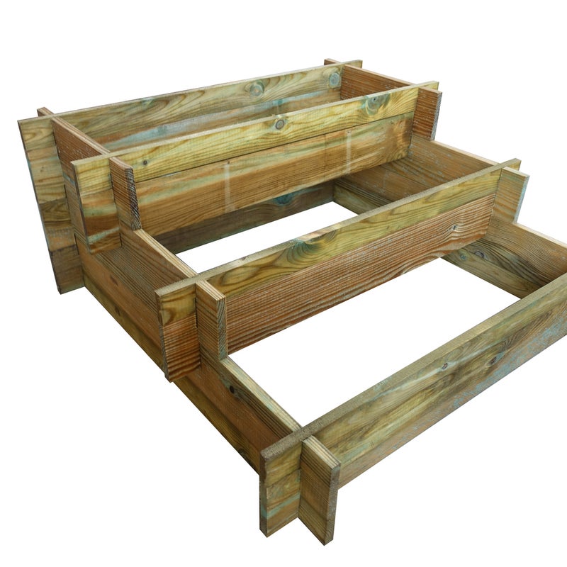 Warzywniak schodkowy Roma 80x80 cm