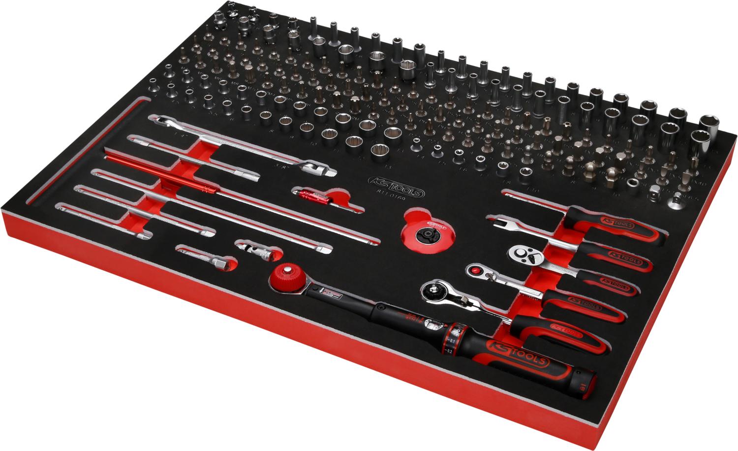 KS TOOLS Jeu de clés à douille 1/4