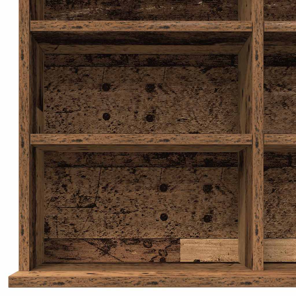 Maison Exclusive - Cabinet para CDs Madera envejecida 101 x 23 x 177,5 cm - 8