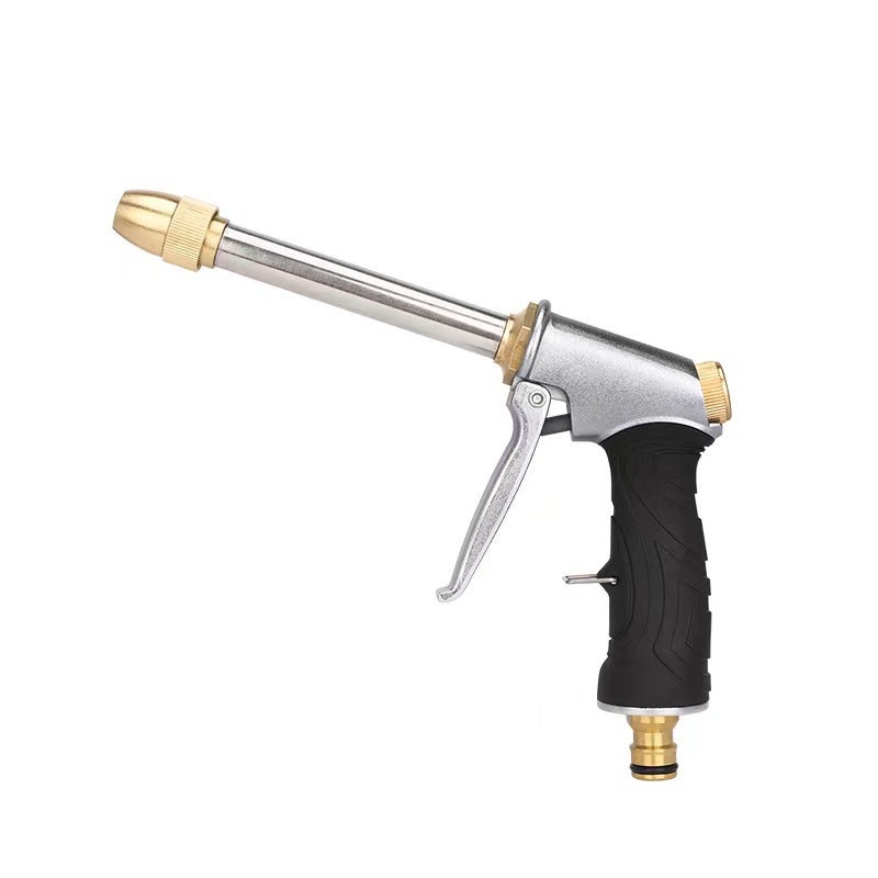 Pistolet na wodę z dyszą w kształcie kropli pistolet natryskowy z mosiądzu do węża ogrodowego dysza do myjki wysokociśnieniowej narzędzie czyszczenia