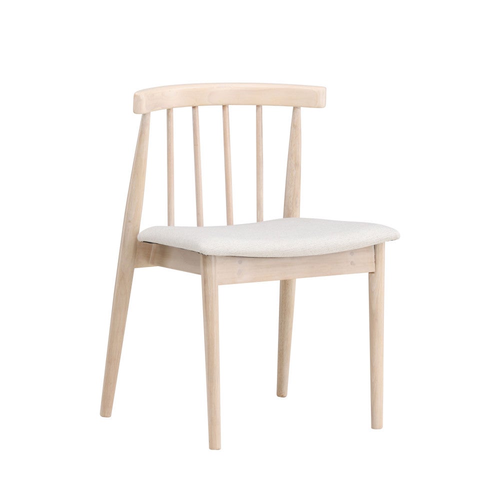 Flora krzesło stołowe whitewash.