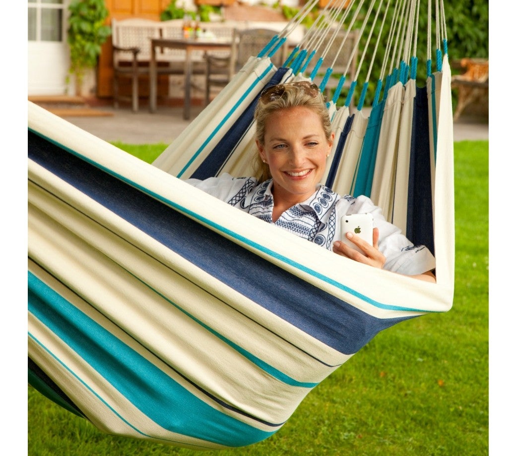 Hamaca clásica individual Caribeña (Aqua Blue) Leroy Merlin - Main Image