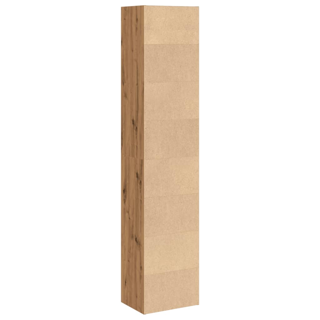 Bibliothèque pour Séjour en Bois Marron H. 30 x l. 40 x P. 30 cm - 6