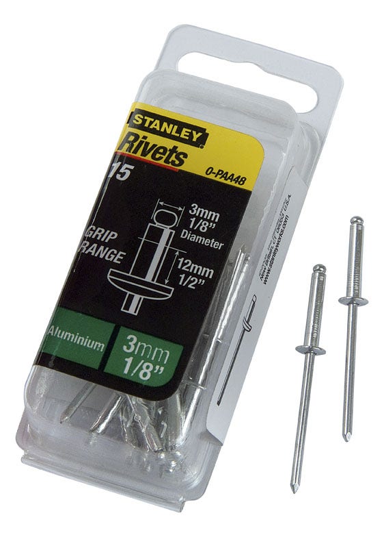 Stanley - Rivet aluminium - 15 pcs - 1-PAA48T
