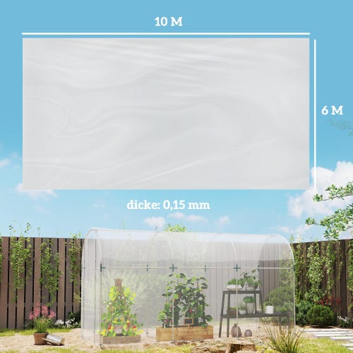 AGRI Plus Pellicola a griglia 6,0 x 1,0 m Stabile Tela da 250 g/m² con AGRI Plus Pellicola a griglia 6,0 x 1,0 m Stabile Tela da 250 g/m² con