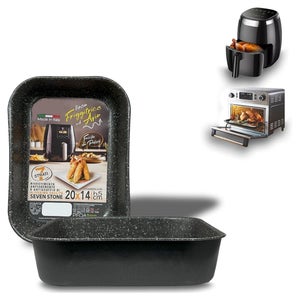 Teglia Per Friggitrice Ad Aria Patisse - Acciaio Antiaderente, Nero, Ø20cm - Foto 6