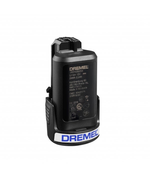 Bateria do wielofunkcyjnego narzędzia Dremel 12V Li-Ion 2Ah Czarny ergonomiczny